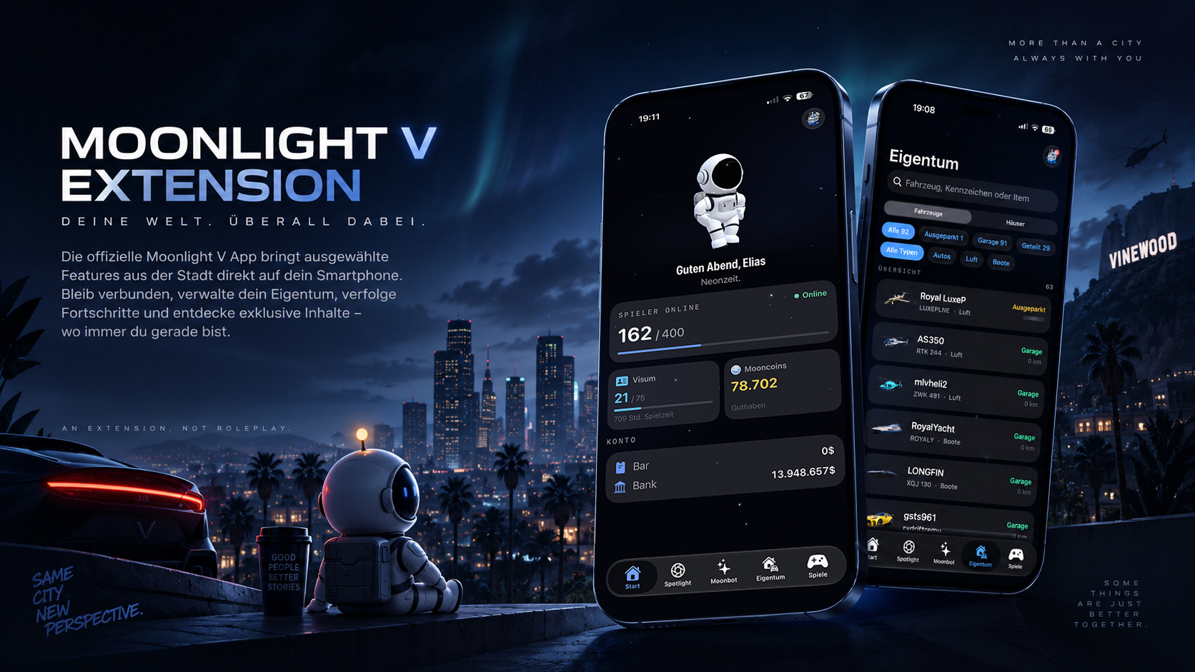 Moonlight V Extension – Deine Welt. Überall dabei.